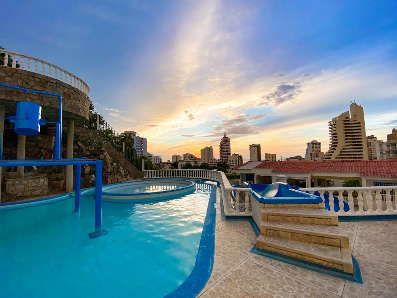 Hotel Cabanas Villa Roca, Rodadero Santa Marta  Ngoại thất bức ảnh